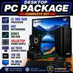 I3 2ND NEW PC WITH 19 INCH MONITOR