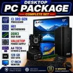 I3 3RD GEN NEW PC WITH 17 INCH MONITOR