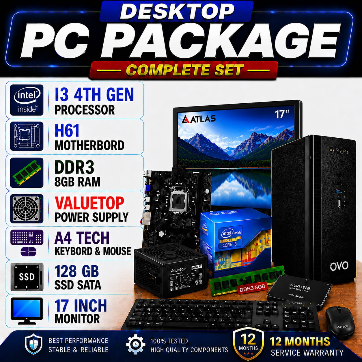 I3 4TH 17IN I3 4TH GEN WITH 17 INCH MONITOR - Image 1