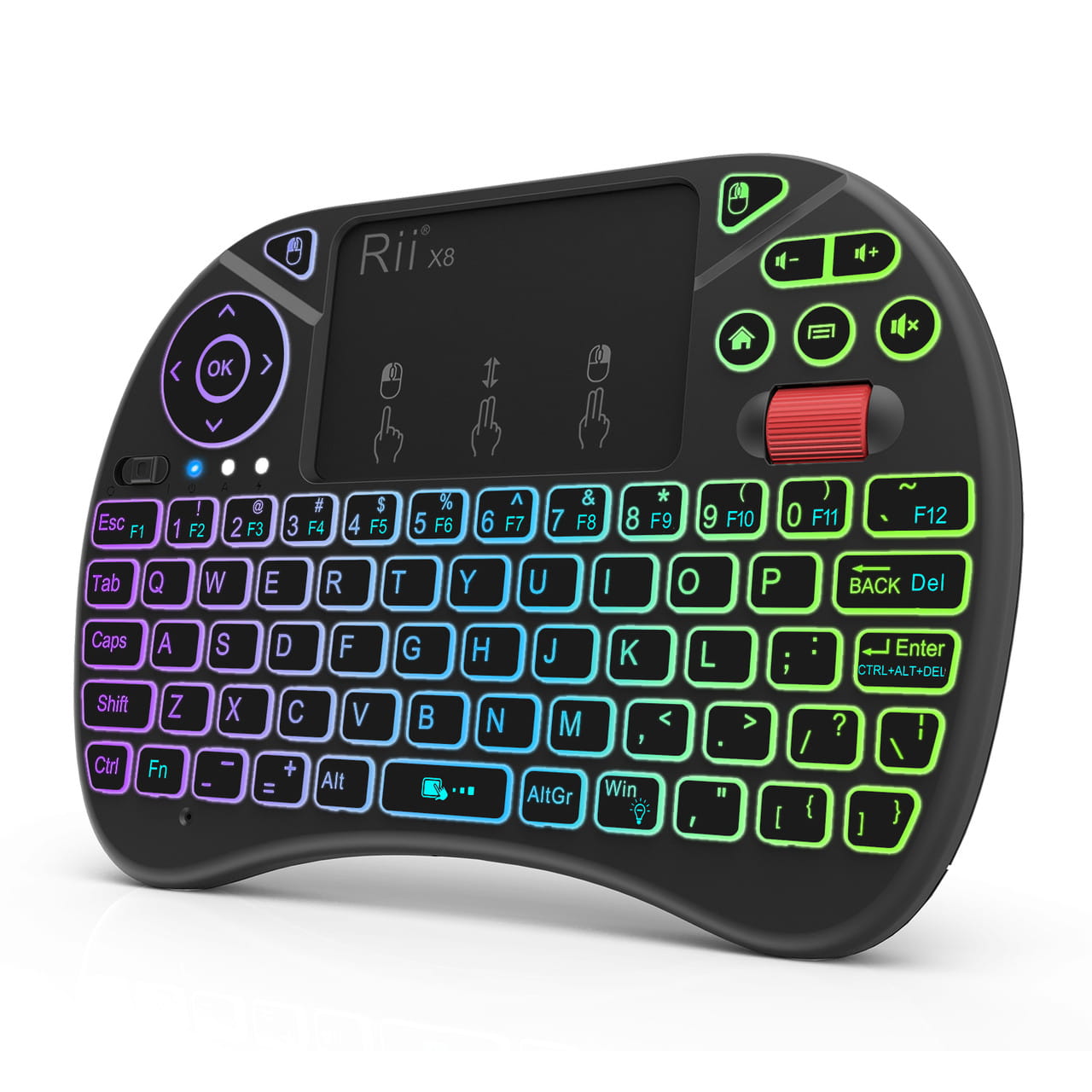 2-1P929105F5__13087 Backlit Mini Keyboard With Touchpad Mouse - Image 1